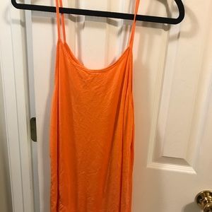 Orange tank top